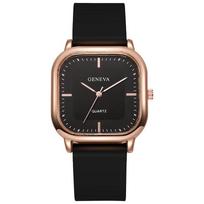 Female Fashion Quartz Wristwatch With Alloy Case And Silicone Strap For Casual Use juoda