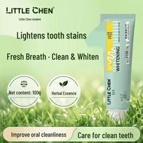 Stain & Tartar Whitening Toothpaste - Eliminates Bad Breath, Brightens Yellow Teeth None