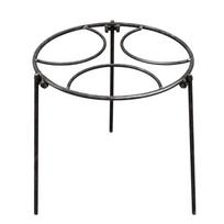 Reinforced Steel Pot Rack Foldable Grilling Stand Camping Campfire Tripod  Outdoor Camping 20cm-single loop