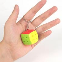 Mini Cube 3x3x3 raktų pakabukas Magic Cubes Puzzle Mofangge pradedantiesiems Profesionalūs Cubo Magico žaislai vaikams, vaikams