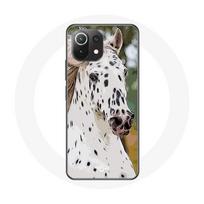 Coque pour Xiaomi Mi 11 Lite Appaloosa Cheval blanc