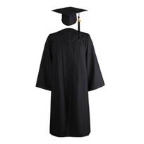 Yousheng 3 vnt / rinkinys Universiteto absolventų uniforma Cosplay studentų japonų mokyklos baigimo suknelės kepurė su kutais pakabukų rinkinys bakalauro chalato kepurė M juoda