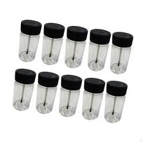 10 Pieces Empty Touch up Paint Bottles Touchup 2oz Fluid Capacity Reusable gray