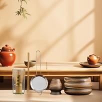 5 Pieces Japanese Matcha Set Spoon Gift Ceramic Tea Making Kit Bowl for White