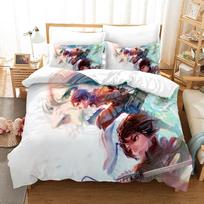 A-Attack O-On T-Titan Bedding Sets Anime 3D Printed Duvet Cover Pillowcase Soft Skin-Friendly Boys Adult King Size Home Textiles Eu Single 135x200cm