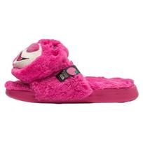 Disney X LiNing LN Slipper SE Strawberry Bear Fleece Fashion Versatile Slide Sandals Women Footwear Beet-Red AGAT024-3 36⅓