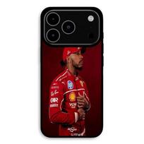 Case For iPhone 17 Pro Lewis Hamilton Official Ferrari Wallpaper Maniacase juoda