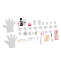 Resin Jewelry Making Kit Sakura Cat Paw Design Mold Measuring Cup Sticker Hand Drill Epoxy Resin Mold Set