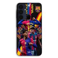 Phone Case - MANIACASE - Samsung Galaxy A25 - TPU Silicone - Black - FC Barcelona Wallpaper juoda