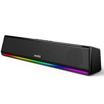 Bluedee PC Bluetooth žaidimų garso juosta su RGB, laidinė, suderinama su ir Plug Play garsiakalbis, 5.3 apšvietimas, kompaktiška, maitinama per USB/Type-C, jungtis,