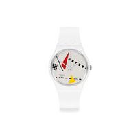 SWATCH Unisex 34mm White Watch S031W106 S031W106 White white