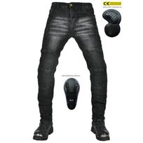 VOLERO + motociklų džinsai vyrams ir moterims + retro laisvalaikio motociklo kelnės + patvarios plyšimui ir kritimui atsparios kelnės M juoda