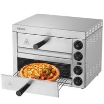 Electric Countertop Pizza Oven 12  Adjustable Temperature 0-120Min Timer