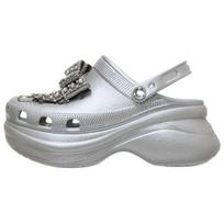 Crocs patogūs paprasti skylėti batai Banginis moteriška avalynė Sidabriniai 214117-040 36-37 gray