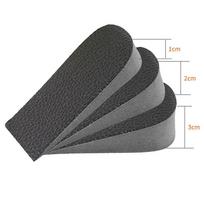 Aukštį didinančios vidpadžiai vyrams, moterims Neslystantys batų paminkštinimai Unisex sportbačiai Kulno įdėklai Aukštį didinantys pusiau vidpadžiai 1-3cm Men 2cm juoda