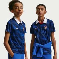 Nike 2026 m. sezono Prancūzijos rinktinės dideliems berniukams greitai džiūstantys futbolo marškinėliai Vasaros nauji berniukams ir mergaitėms NIKE IB5129 S