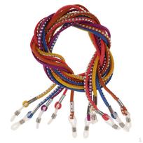 5 Pieces Eyeglass Eye Glasses Holder Neck Cord Sunglasses Chain Lanyard brown