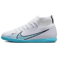 Nike Mercurial Superfly 9 Club IC GS Blast Pack Kids Sneakers White Pink-Blast Baltic-Blue DJ5960-146 36