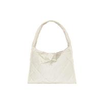 COS Quilted Large Capacity Polyester Tote Shoulder Bag Unisex bags Cream 1155573002 Cream,One Size