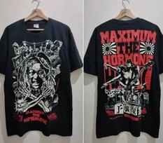 Maximum The Hormone Band 90s 2 sided Japanese band T shirt cotton S-5XL L