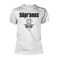 The Sopranos Cross & Crown Official Mens Unisex T-Shirt L
