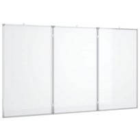 Magnetic Whiteboard Foldable 120 x 100 x 1.7 cm Aluminum