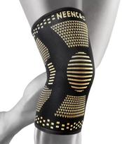 Custom Logo Compression Copper Knee Braces With Strap Sleeve Copper Knee Sleeves With Compression Straps M juoda