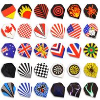 Win.max 90Pcs Pack Durable Standard PET Plastic Dart Flights for Soft/Steel Tip Darts-Darts Accessories
