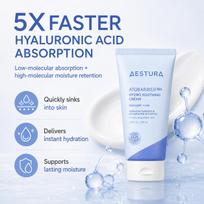 AESTURA Atobarrier 365 Hydro Soothing Cream, 80ml, Deep Hydration & Skin Barrier Recovery, Single Item, From Korea