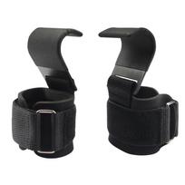 Gym Fitness Set Weight Lifting Hooks Heavy Duty Power Lifting Grips Padded Wrist Straps