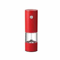 Large Capacity Pepper Grinder Adjustable Coarseness Auto Spices Grinder Spice Grinder  Home Cooking raudona