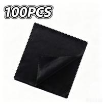 100Pcs Microfiber Glasses Cleaning Cloths Supple Scratch-Free Lens Wipes For Eyeglasses Phone Screens Camera Lenses Polishing