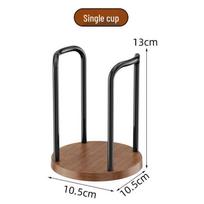 Wood Grain Style Cup Holder and Dispenser