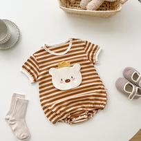 Unisex Summer Baby Onesie: Korean Style Triangle Bodysuit 73 cm ruda
