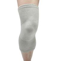 Sports Running Jogging Bamboo Charcoal Knee Brace Professional Protection Thin Breathable Seamless Non-Slip Elastic Compression S šviesiai pilka spalva