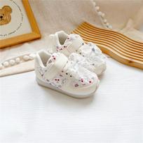 Japanese Kids' Lightweight Velcro Sports Shoes - Girls' Anti-Kick Princess Sneakers for Spring/Autumn 18: 18cm