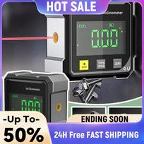 4-Sided Magnetic Inclinometer USB Charging Digital Angle Measure Instrument LED Screen Digital Angle Gauge Woodworking Tools China Mainland