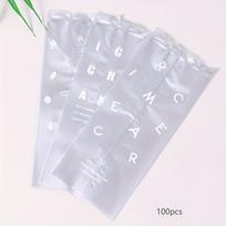 100-Pack Transparent Sealing Ice Cream Popsicle Bags Food-Safe Plastic Snack Pouches For DIY Treats & Frozen Storage Food 100 pcs balta