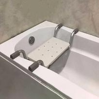 Bath Bench 28-32 Inch Length Adjustable Shower Bench Bath Seat Suspended Anti-slip Shower Chair Bathtub Bathing Seat For Elderly China Mainland