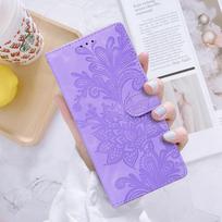 Embossing Magnetic Flip Leather Wallet Case For iPhone 17 16 16e 15 14 13 12 11 X Xr Xs 8 7 6 SE 2026/20 Mini Air Pro Max Plus For iPhone SE violetinė