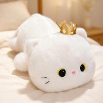 Dropshipping Soft Cute Seals Plush Toy Sea World Animal Sea Lion Plush Stuffed Doll Big Eyes Baby Birthday Gift for Kids Girls 40cm balta