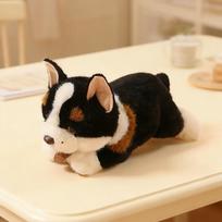 Corgi Plush Dog Doll Pillow Heart Butt, Kawaii Cute Soft Fluffy Stuffed Animal Toy For Children Birthday Gift