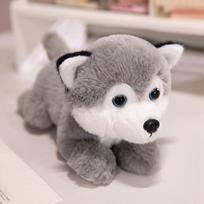 25CM Kawaii Schnauzer/Husky/Bulldog/German Pastor/Sharpie/corgi/Beagle Plush Animal Doll Children's Soothing Dolls Birthday Gift 25cm