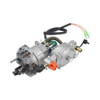 Dual Fuel Carburetor Kit For GX390 188F 190F Engines For LPG Gas Conversion 4.5-5.5KW With Choke Lever And Gaskets China Mainland