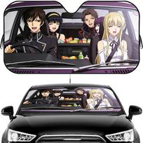Anime C-Code Geass Sun Visor Car Windshield Sun Shade  Front Window Sunshade UV Block Heat Insulation Cover Parasol