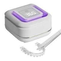 2026+Ultrasonic Retainer Cleaner Machine with 2 Digital Timer, U-V Dental Cleaning Pod with Viewing Port,180ml EU Plug NONE