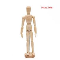 Durable Wooden Articulated Manikin Human Body For Creative Drawing And Painting 14cm