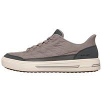 Skechers ArchFit Arcade Cozyfit Charming Days Men Slip On Quilted Cotton Soft Lightweight Breathable Support Skate Shoes Taupe 183227-GRY 39.5