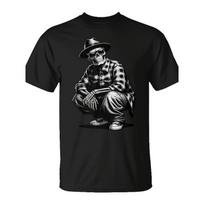 Chicano Homie Cool Mexican Gangster Skeleton Skull T-Shirt Gifts Christmas Outfits Design Relaxed Fit for Holiday Celebrations, Allseason Tee 2XL juoda