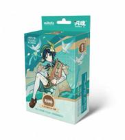 Genshin Impact: Genius Invokation TCG Card  3rd Bullet Booster Pack Deck Set Competitive Tabletop Game Cards Toys Gifts blue